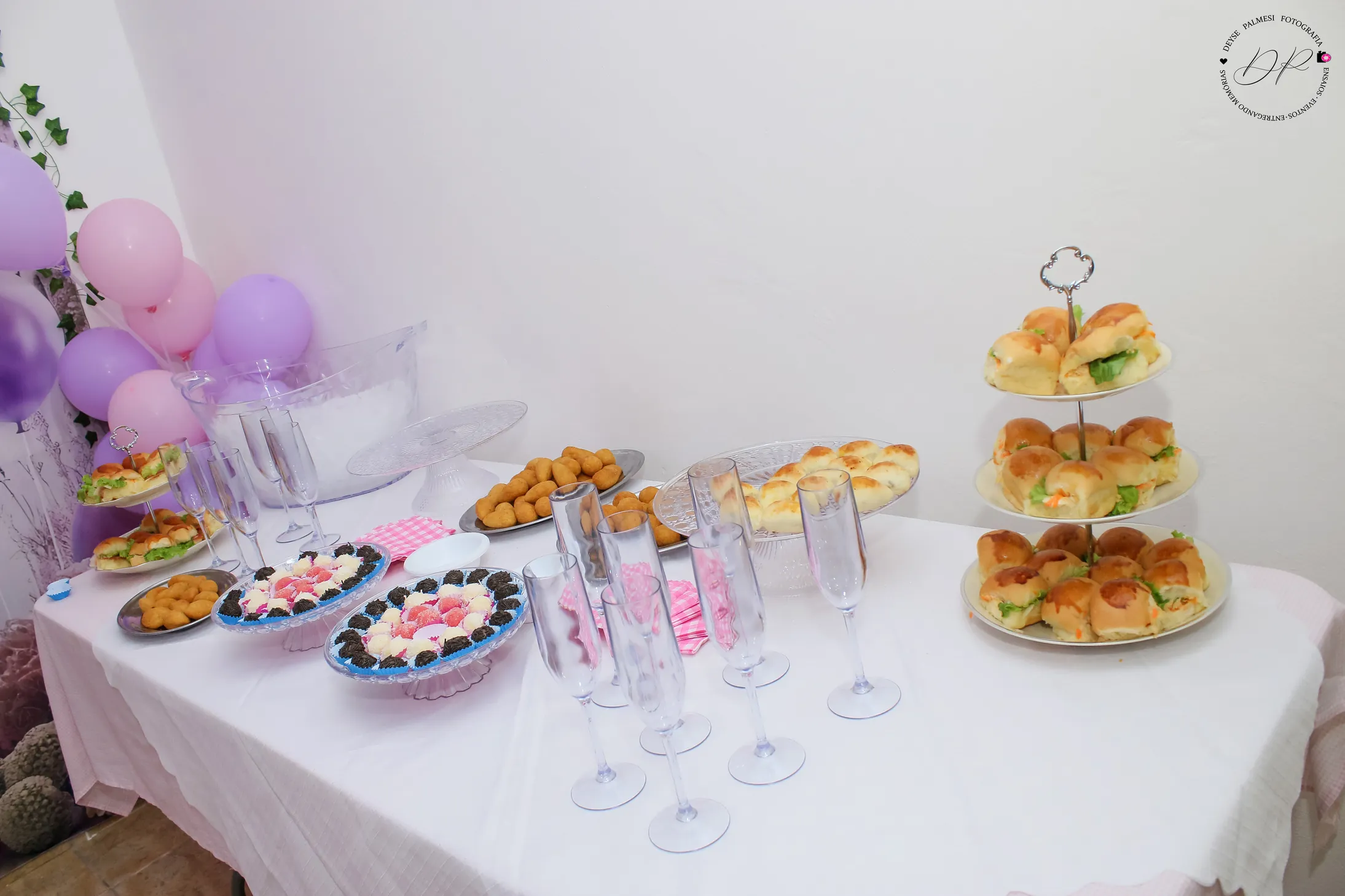 Alimentação servida nas festas