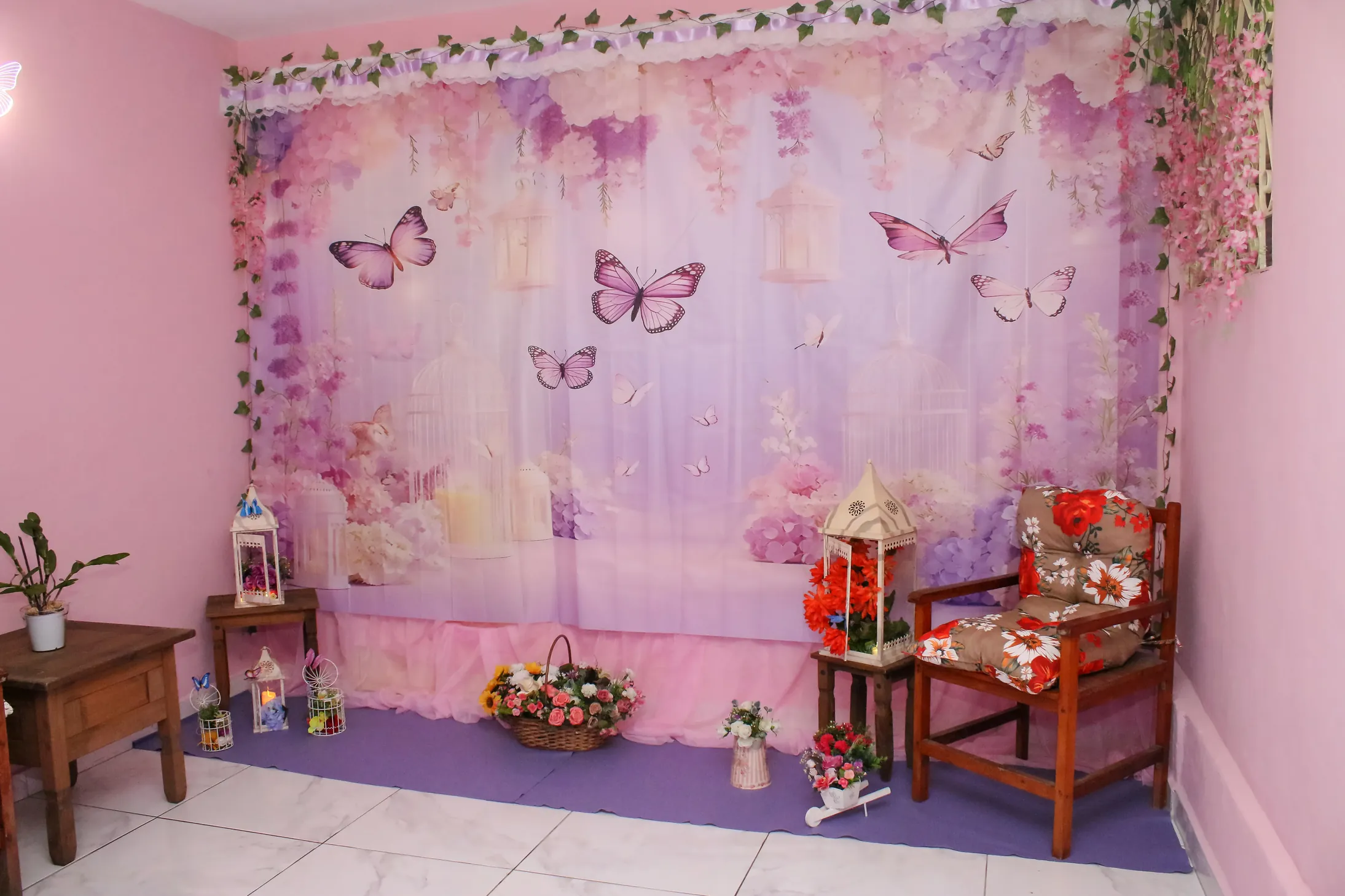 Espaço instagramável para fotos