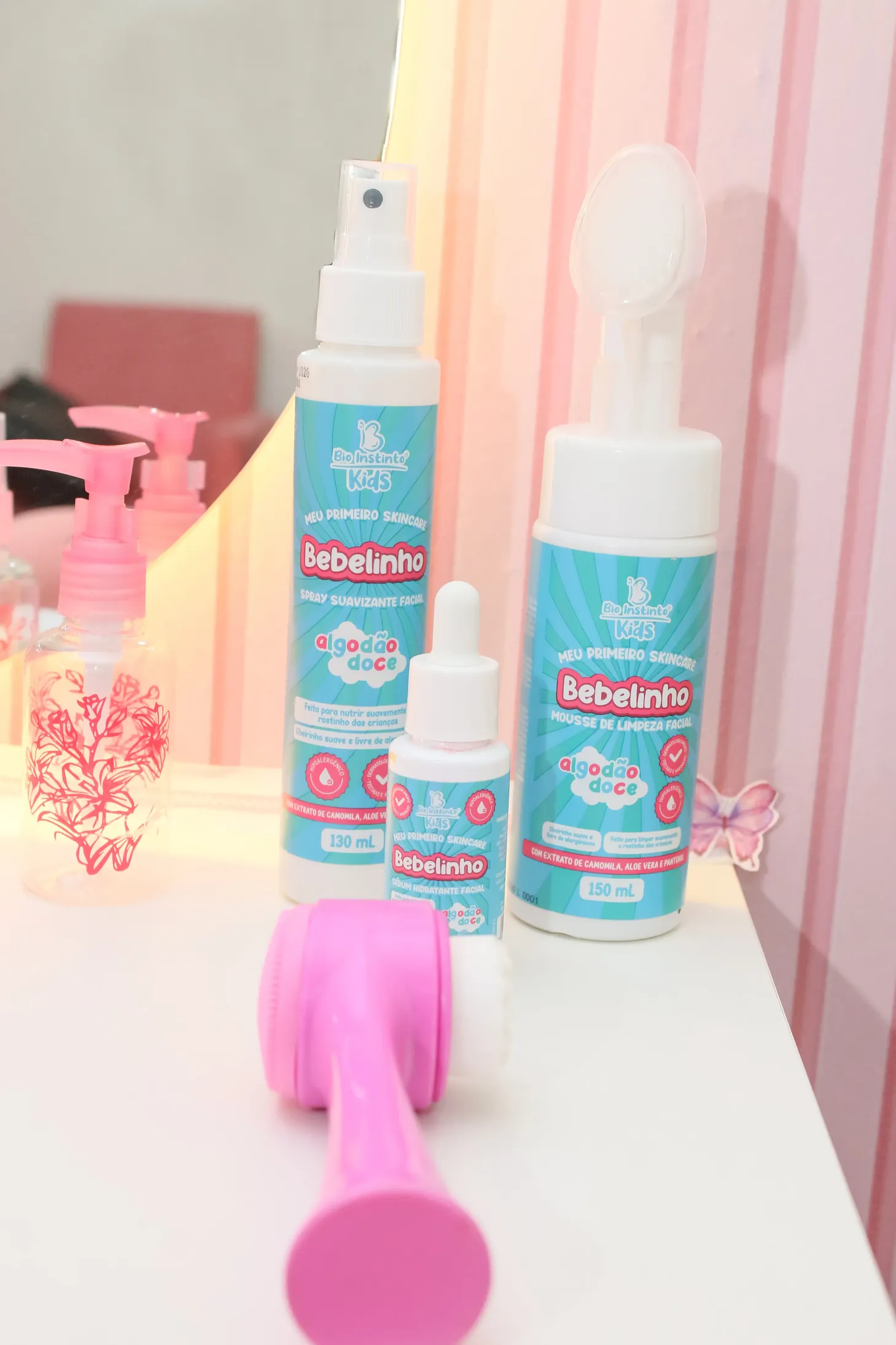 Produtos infantis para cuidados com o cabelo